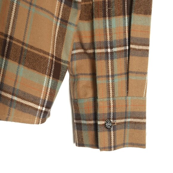 Chrome Hearts Flannel Sword Check Shirt - Picture 8 of 9